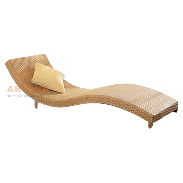 Lounger moderne en plein air en plein air pour le spa et le jardin