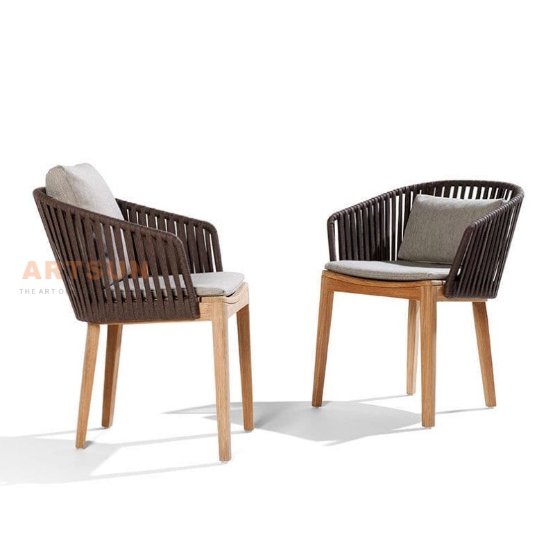 Vente chaude FSC Certificat en bois chaise à manger en bois