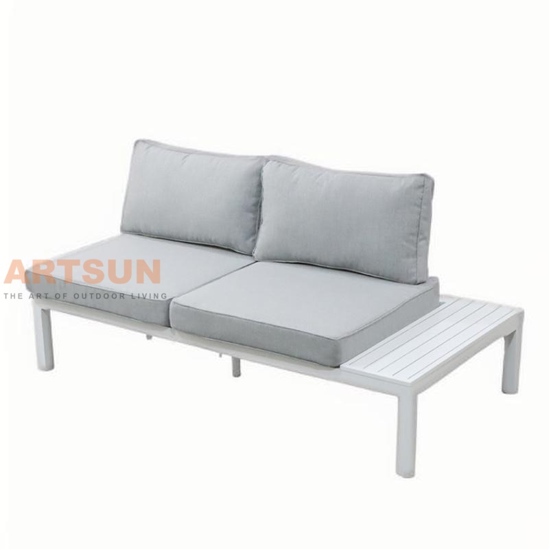 Canapé extérieur modulaire segmenté moderne