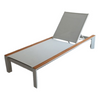 Chaise de chaises de chaise longue allongée en aluminium extérieur allongé de haute qualité