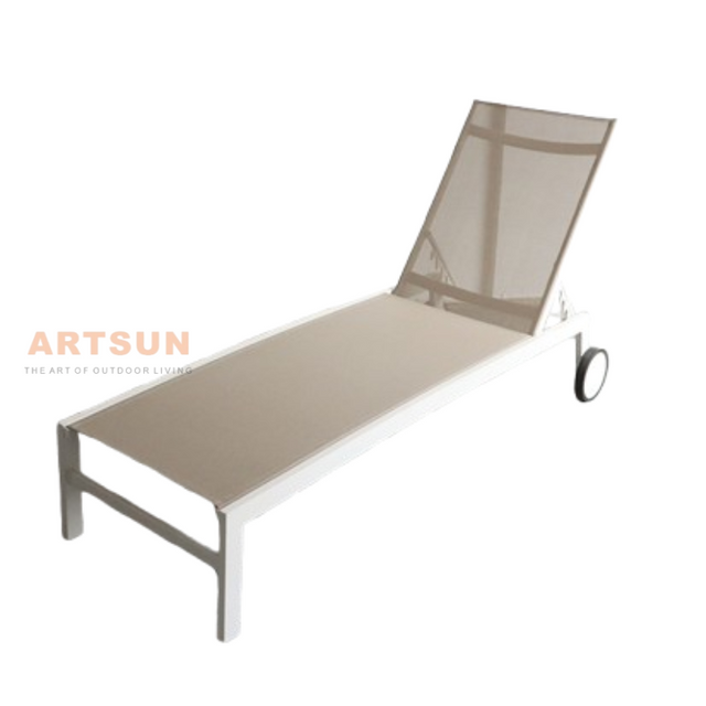 Nouveau design à l'extérieur meuble piscine côté plage solaire soleil