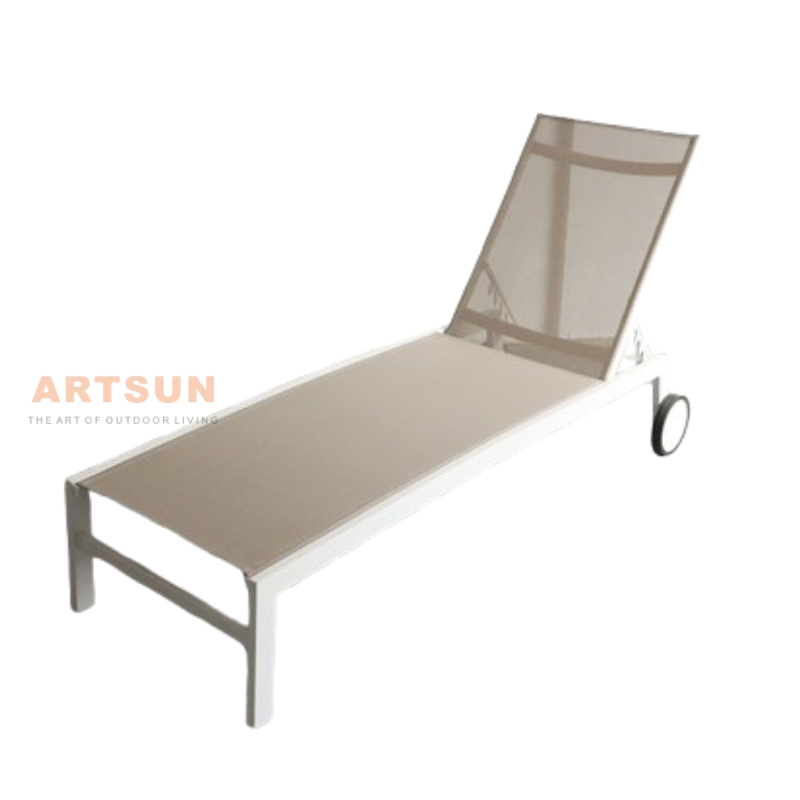 Nouveau design à l'extérieur meuble piscine côté plage solaire soleil