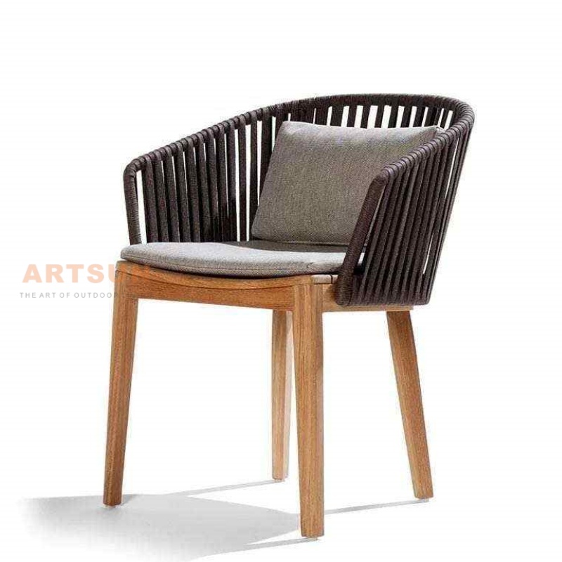 Vente chaude FSC Certificat en bois chaise à manger en bois