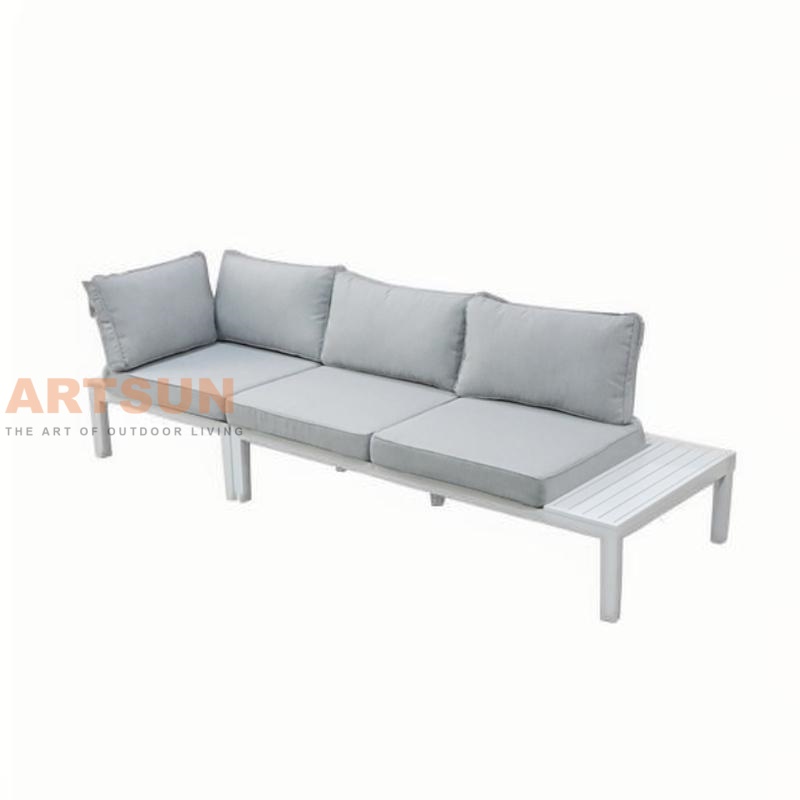 Canapé extérieur modulaire segmenté moderne