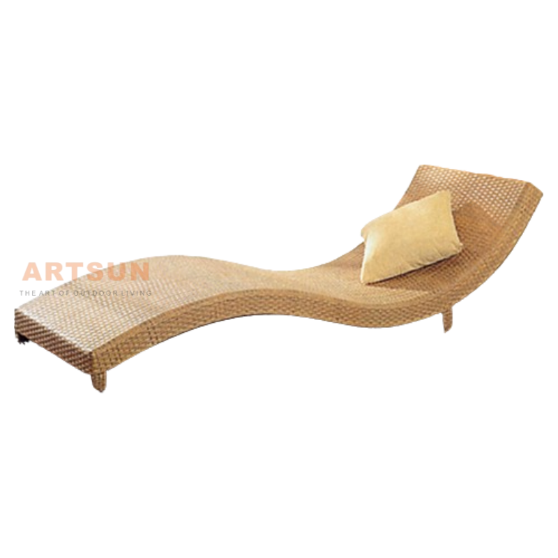 Lounger moderne en plein air en plein air pour le spa et le jardin