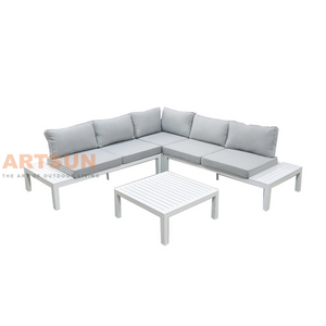 Canapé extérieur modulaire segmenté moderne