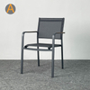 Fabricant professionnel meuble d'extérieur chaise en aluminium empilable pour le café