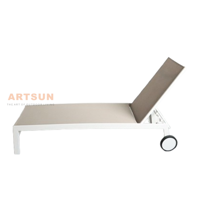Nouveau design à l'extérieur meuble piscine côté plage solaire soleil