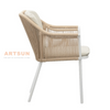Fabricant professionnel Chaise de corde de meubles d'extérieur pour café