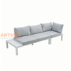 Canapé extérieur modulaire segmenté moderne