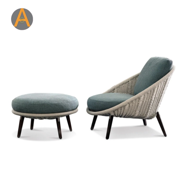 Hot moderne extérieur patio pe rattan canapé pour villa