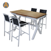 Meilleur prix de la table de table à barres haute en aluminium en aluminium