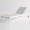 Chaise chaise à chaiserie de plage en aluminium extérieur allongé de haute qualité 