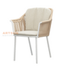Fabricant professionnel Chaise de corde de meubles d'extérieur pour café