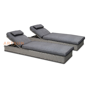  Allongeur synthétique Synthetic Rattan Sun pour Hotel Villa