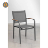 Fabricant professionnel meuble d'extérieur chaise en aluminium empilable pour le café