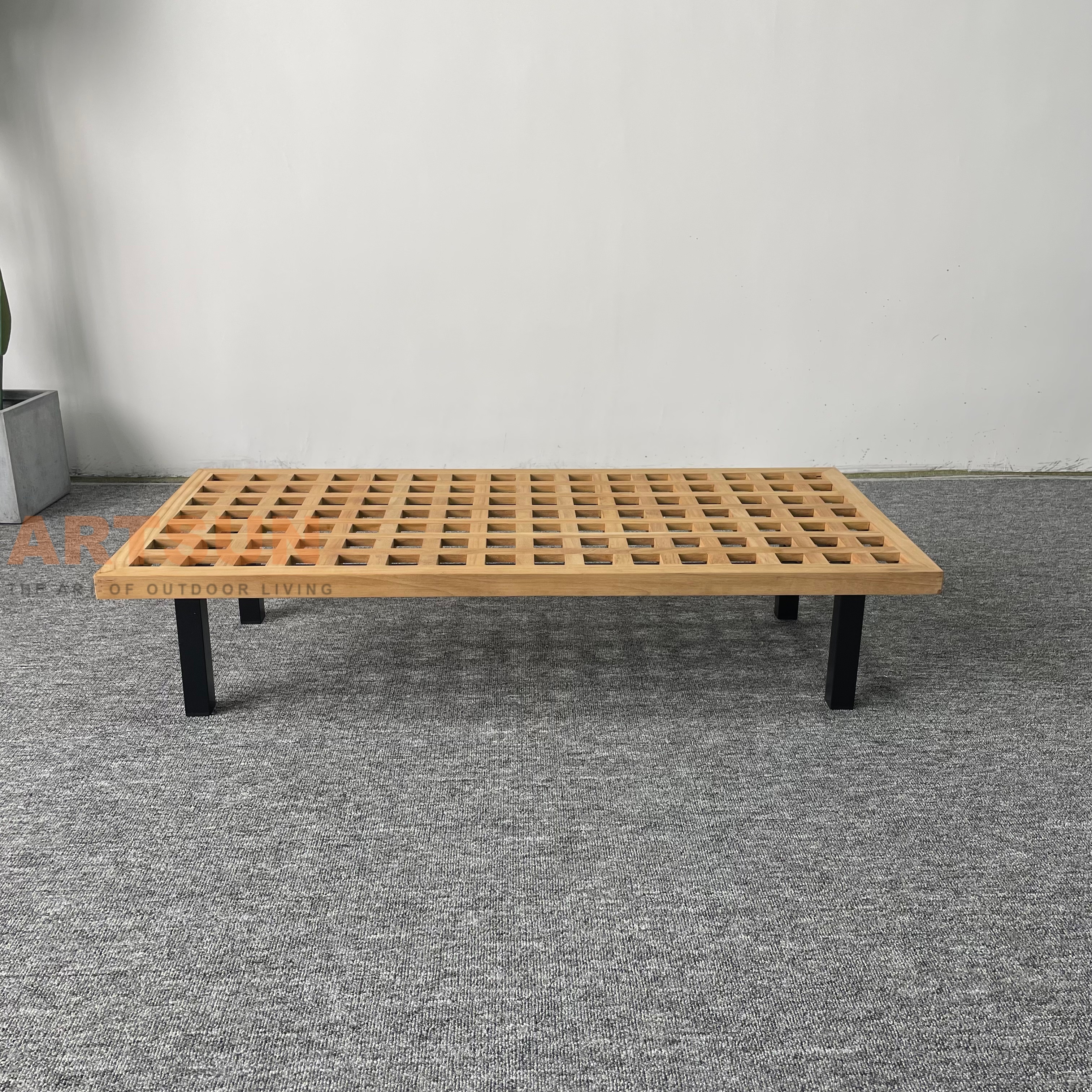 Ensemble canapé de jardin en osier en rotin de haute qualité avec coussin