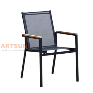 Teslin empilable en aluminium pour patio