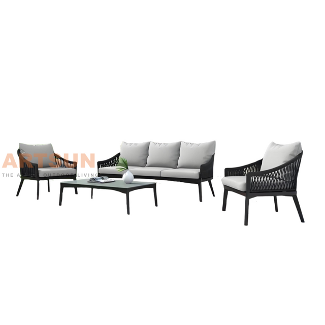 Sofa de loisirs du projet Hotel Project de la corde tissé en plein air