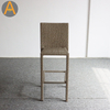 Chaise de bar High Bar à roteur en osier direct d'usine pour extérieur