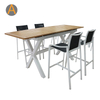 Meilleur prix de la table de table à barres haute en aluminium en aluminium
