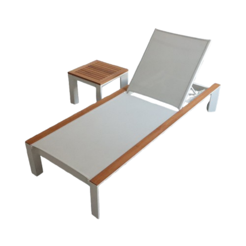 Chaise de chaises de chaise longue allongée en aluminium extérieur allongé de haute qualité