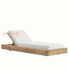 Hotel Resort Beach Single Tek Wood Cright Lounge