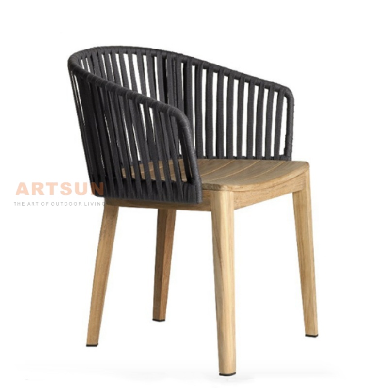 Vente chaude FSC Certificat en bois chaise à manger en bois