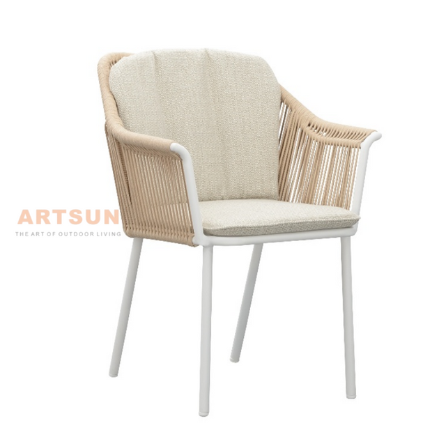 Fabricant professionnel Chaise de corde de meubles d'extérieur pour café