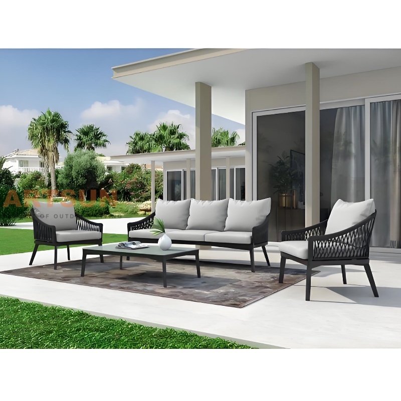 Sofa de loisirs du projet Hotel Project de la corde tissé en plein air
