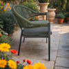Chaise de jardin en osier professionnel en rotin