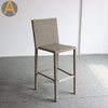 Chaise de bar High Bar à roteur en osier direct d'usine pour extérieur