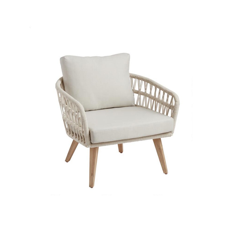 Prix ​​d'usine NOUVEAU SOFA DE PATIO DE PERNE DE COIN EXTÉRIEUR en bois