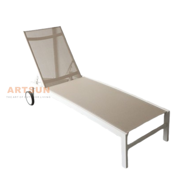 Nouveau design à l'extérieur meuble piscine côté plage solaire soleil