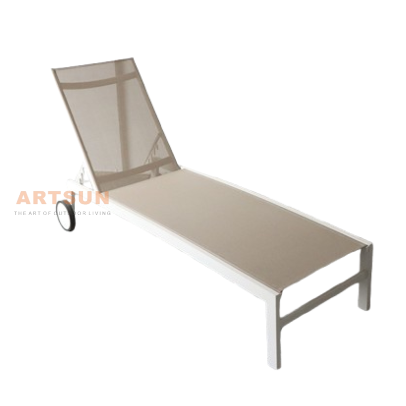 Nouveau design à l'extérieur meuble piscine côté plage solaire soleil