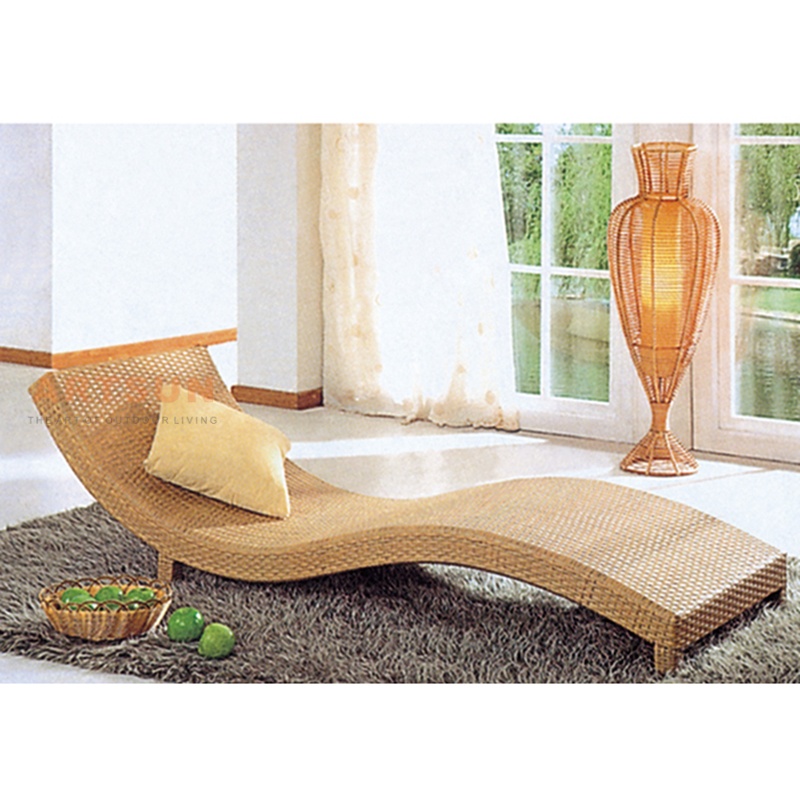 Lounger moderne en plein air en plein air pour le spa et le jardin