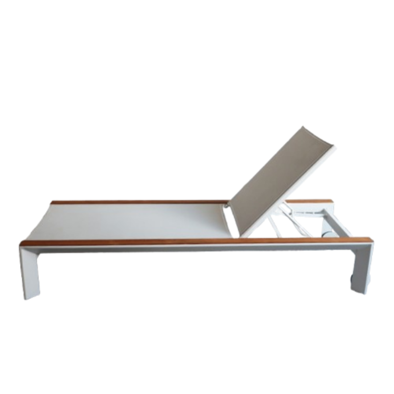 Chaise de chaises de chaise longue allongée en aluminium extérieur allongé de haute qualité