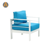 Patio de blanc en aluminium Whitel Sofa de jardin modulaire pour balcon